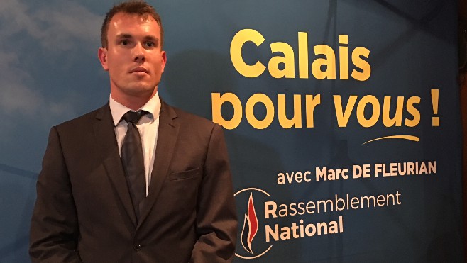  Marc de Fleurian, tête de liste du Rassemblement National pour les municipales à Calais