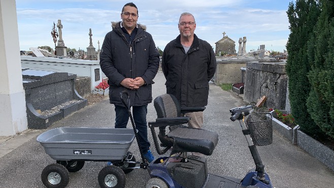 Berck: le scooter électrique du cimetière rencontre un franc succès