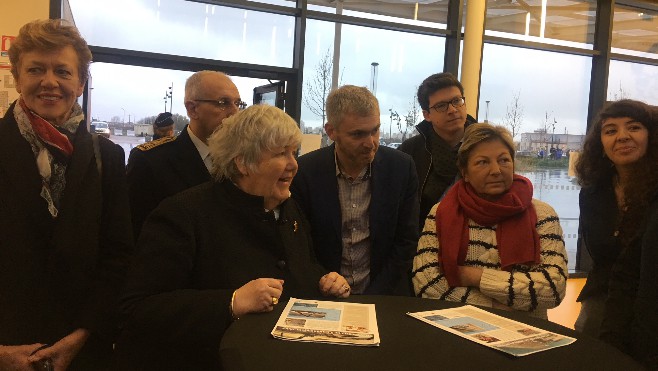 La ministre de la Cohésion des Territoires et des relations avec les collectivités territoriales salue le travail du SAS Coluche à Calais