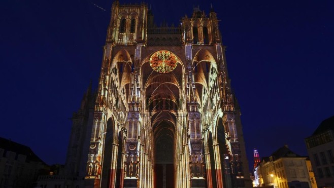 Le spectacle Chroma va illuminer les 800 ans de la Cathédrale d'Amiens