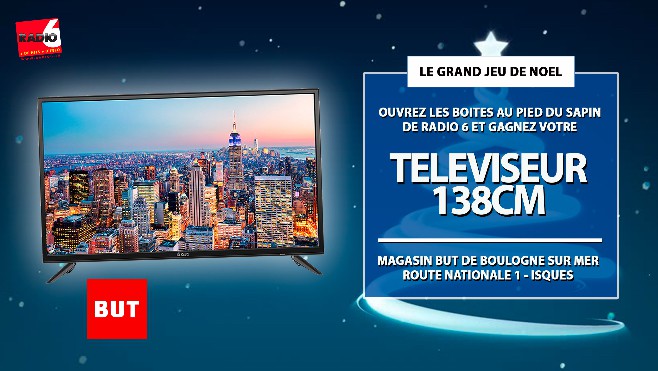 GRAND JEU DE NOEL - But à Boulogne vous offre un téléviseur 139cm