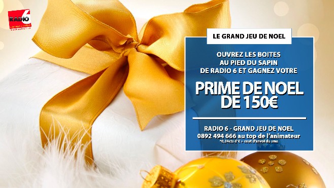 GRAND JEU DE NOEL - Gagnez votre prime de noël de 150€