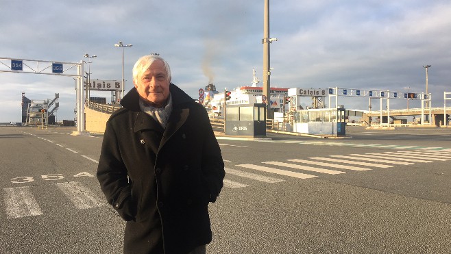 Jean-Marc Puissesseau, le PDG du port de Calais-Boulogne, très inquiet de la recrudescence des barrages de migrants sur la rocade portuaire de Calais