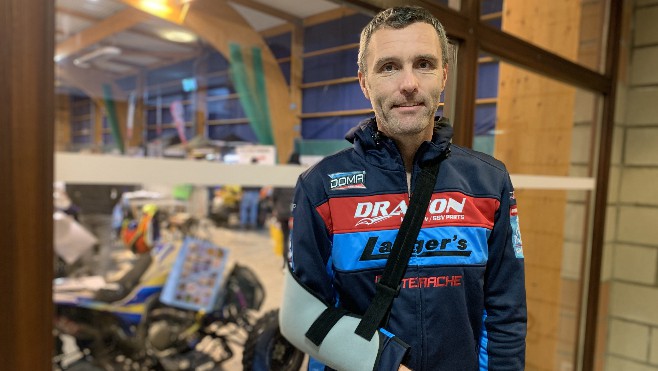 Axel Dutrie en spectateur au Quaduro se confie sur son avenir sur le Dakar