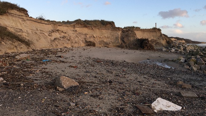 La tempête Ciara a accentué l'érosion sur les plages de Camiers