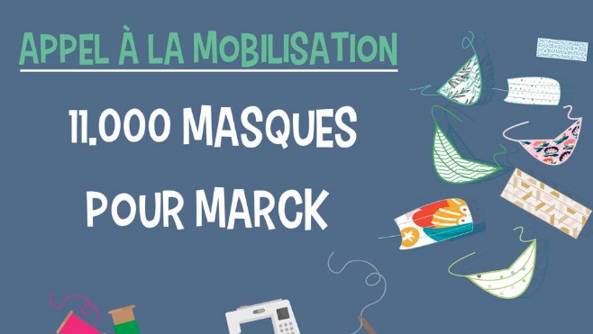 Lancement de l'opération 11 000 masques pour Marck