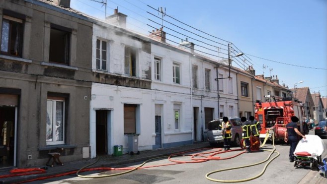 A Calais, un feu de cuisine envoie trois personnes à l'hôpital.