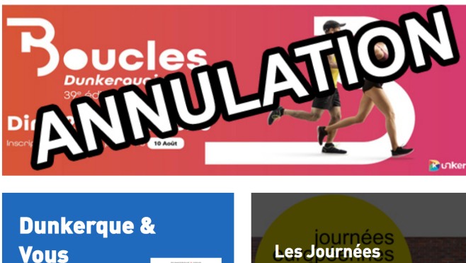 Les boucles dunkerquoises sont annulées !