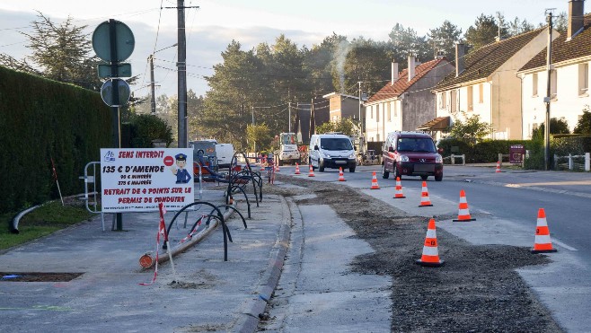 Merlimont: les automobilistes nombreux à s'engager à contresens dans la zone de travaux