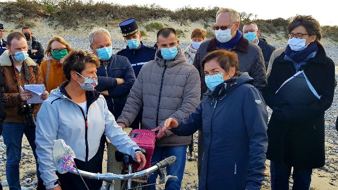 Saint-Valery-sur-Somme: la Ministre de la Mer à la rencontre des élus du littoral