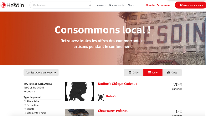 Hesdin: un site d'achats en ligne lancé pour aider les commerçants