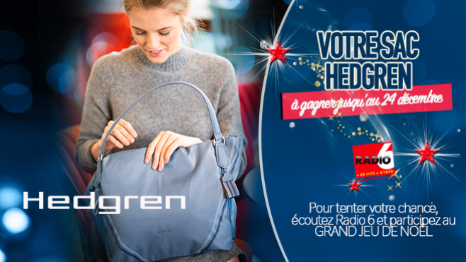 Grand jeu de Noël - Radio 6 vous offre votre sac HEDGREN