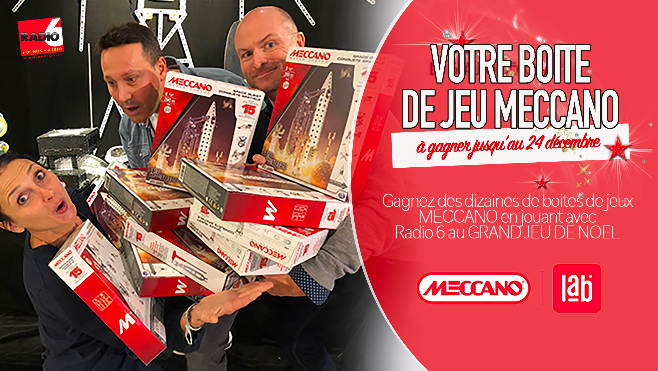 Grand jeu de Noël - Meccano vous offre votre boite de jeu de construction