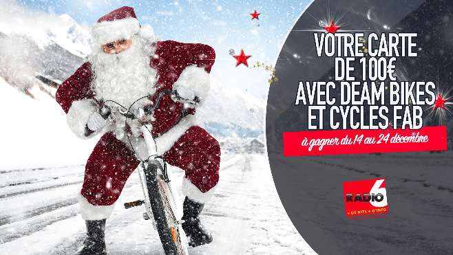 GRAND JEU DE NOEL - Les Cycles Fab et Dream Bikes vous offrent une carte KDO de 100€