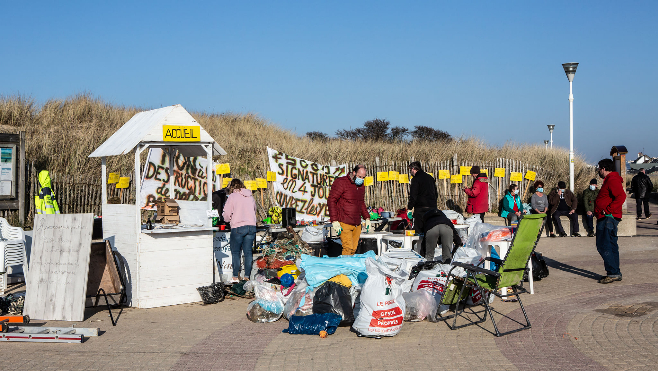 Plus de 500 kg de déchets récoltés par Les Chalets Castor à Bleriot-plage