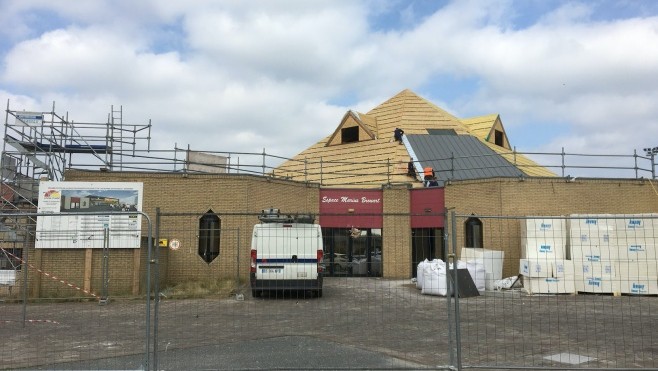 A Loon-plage, la salle Coluche est en plein chantier... 