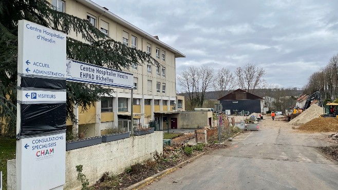 Les travaux de l'hôpital d'Hesdin viennent de débuter