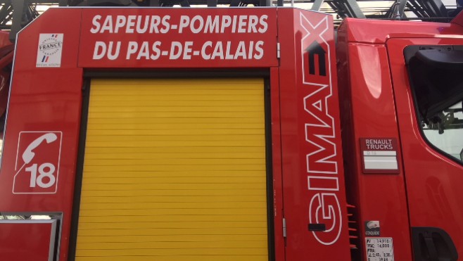 Calais : un incendie dans une maison fait un blessé.