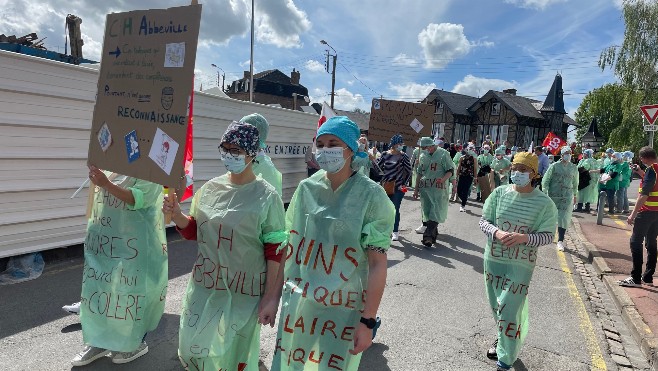 Abbeville: le service réanimation de l'hôpital 