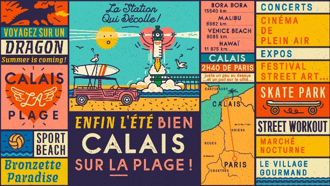 Lancement le 3 juillet de Calais LA Plage !