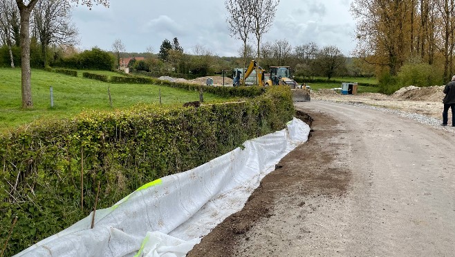 Rimboval: les travaux rue de Fruges ont démarré plus rapidement grâce au plan de relance