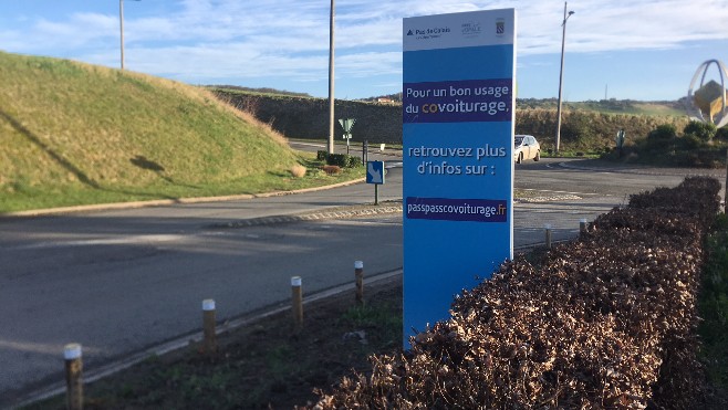 Inauguration de l’aire de covoiturage du Belbert à Licques