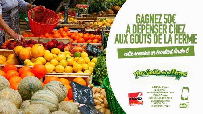 Gagnez votre bon de 50€ avec Aux Gouts de la Ferme