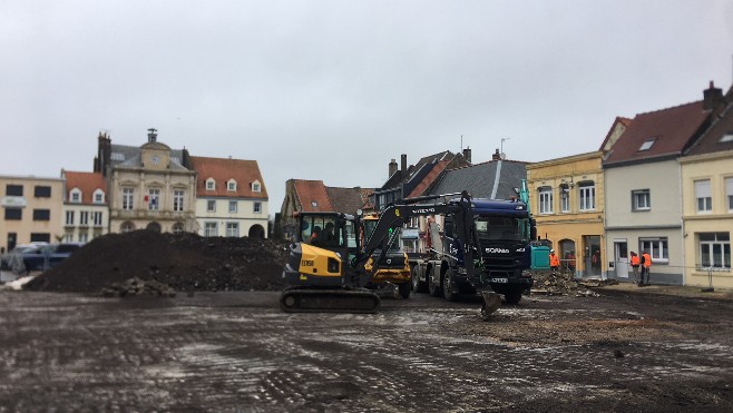 Guînes en travaux depuis la semaine dernière