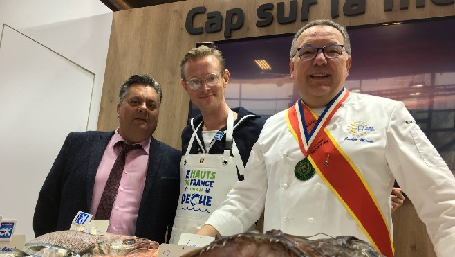 Au salon de l'agriculture, le chef Jackie Masse est venu de Fort Mahon pour prôner la coque !