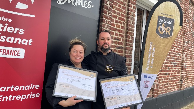 Verton: la boulangerie-pâtisserie « Les Belles Dames » a reçu la distinction Artisan en Or