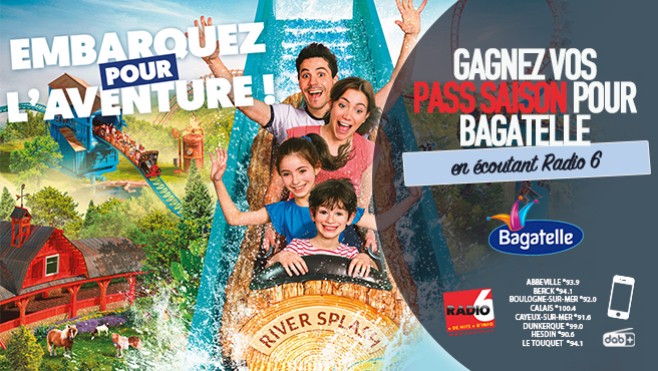 Gagnez votre PASS SAISON pour 2 personnes avec Bagatelle