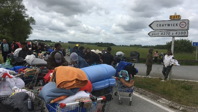 Loon-plage : un camp de 500 migrants démantelé ce mercredi.