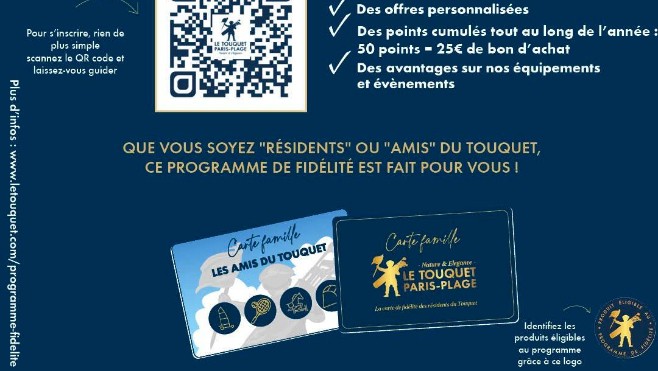 Le Touquet lance sa propre carte de fidélité 