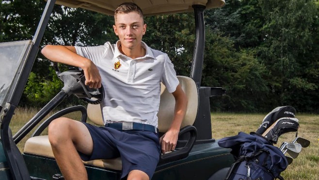 A 16 ans, Hugo Duquaine champion de Belgique de Golf pour la 5ième fois.