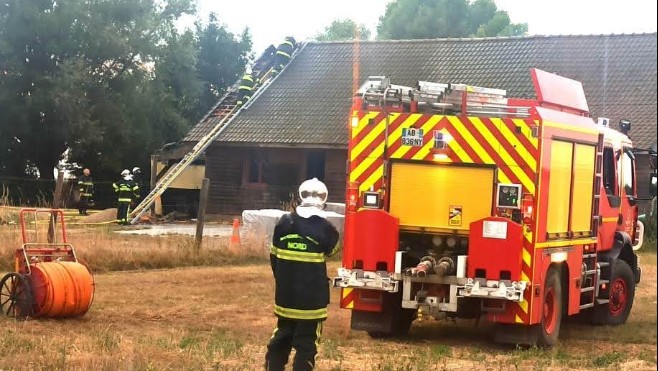 A Bollezeele, un incendie se déclare dans une maison dimanche soir.