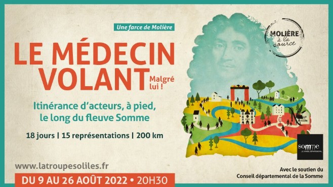 Comme Molière, une troupe de comédiens est partie en tournée dans la Somme en marchant !