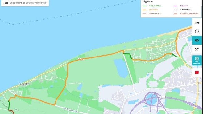 Sangatte-Blériot : les travaux de 8 km de la vélo-route maritime débutent.