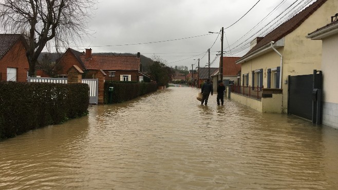 Dans le Calaisis, La Hem a débordé dans tous les villages aujourd'hui