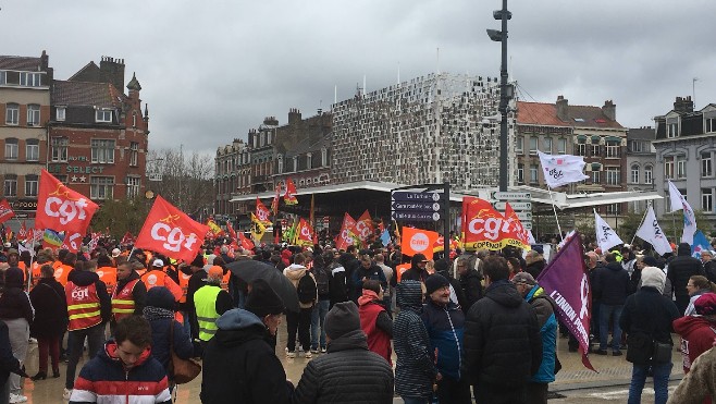 A Dunkerque, contre la réforme des retraites, l'intersyndicale est plus unie que jamais.