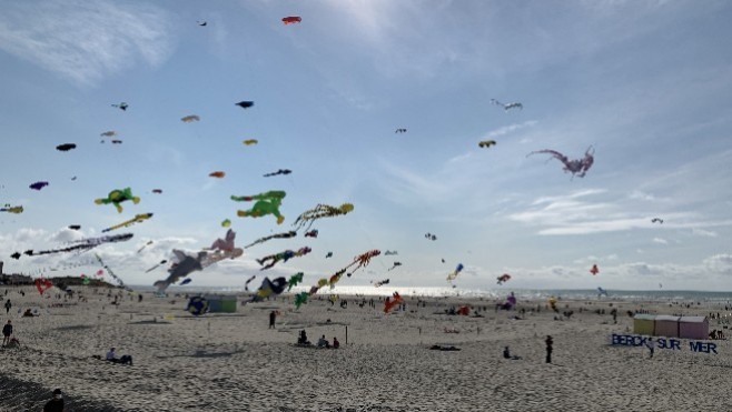 J-1 pour les Rencontres Internationales de Cerfs-Volants de Berck