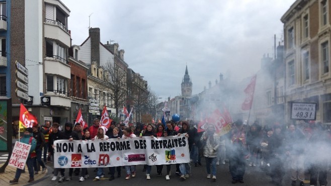 L’intersyndicale calaisienne continue la lutte contre la réforme des retraites 