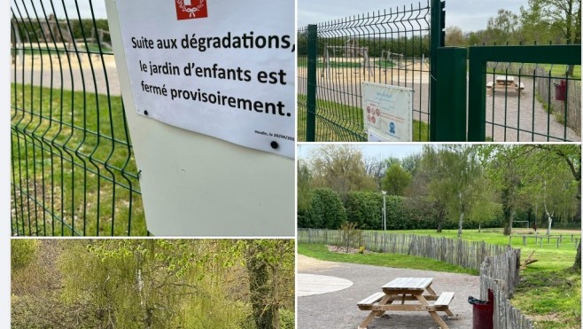 Hesdin : un parc de jeux pour enfants fermé après des dégradations.