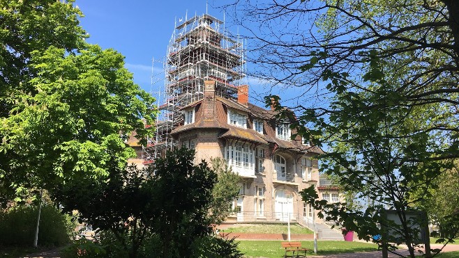 Dunkerque: le Château Coquelle est en travaux pour 2 ans.