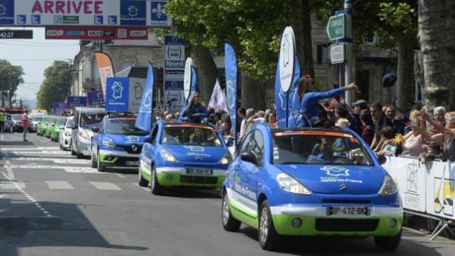 70 véhicules publicitaires prendront le départ dans la caravane des 4 jours de Dunkerque ce mardi.