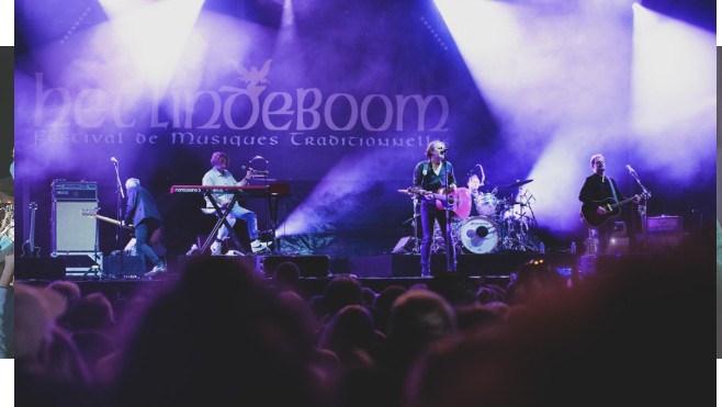 Axel Bauer et Dan Ar Braz au festival Het Lindeboom à Loon-plage.