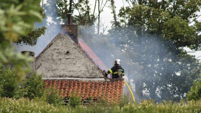 Une maison désaffectée a été la proie des flammes à Gravelines