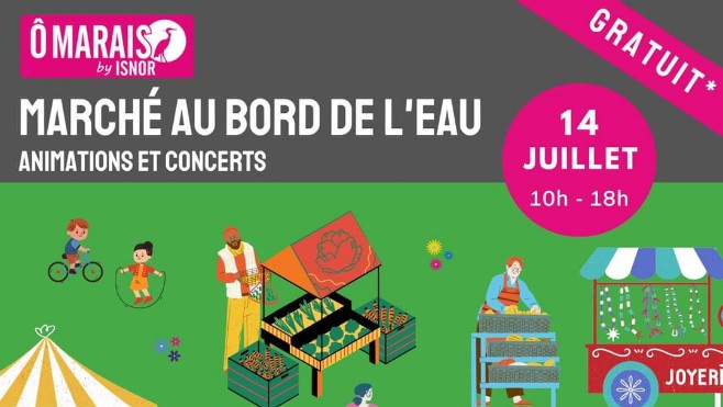 Rendez-vous au Marché au bord de l’eau à Clairmarais