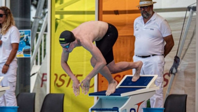 Un berckois champion de France du 50 mètres papillon