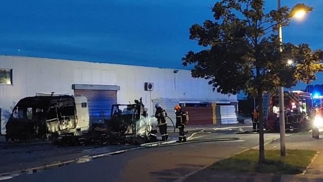 Berck: deux campings-cars détruits par les flammes 