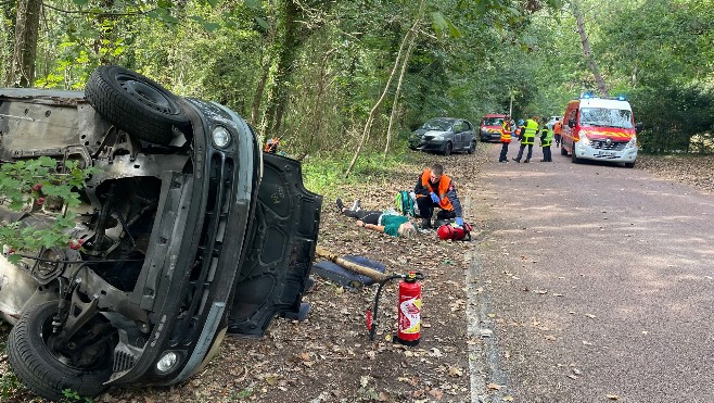 Un faux carambolage simulé au Touquet pour la formation des pompiers 